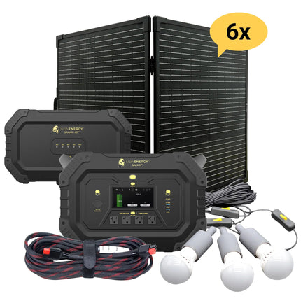 Lion Safari 3000w Solar Generator Bundle  - BLACK FRIDAY DEAL!